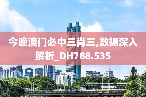 今晚澳门必中三肖三,数据深入解析_DH788.535