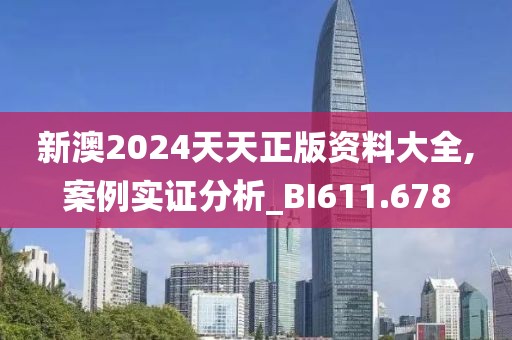 新澳2024天天正版资料大全,案例实证分析_BI611.678
