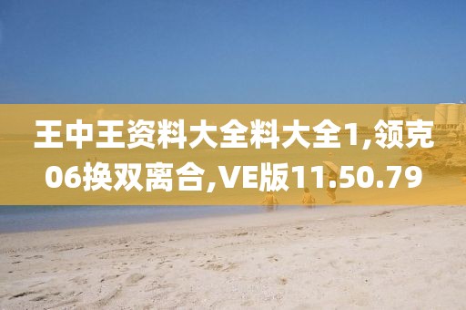 王中王资料大全料大全1,领克06换双离合,VE版11.50.79