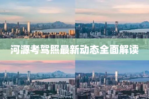 河源考驾照最新动态全面解读
