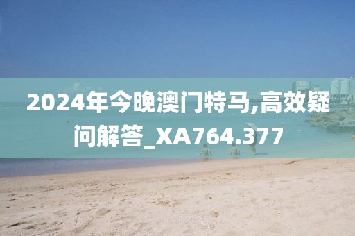 2024年今晚澳门特马,高效疑问解答_XA764.377