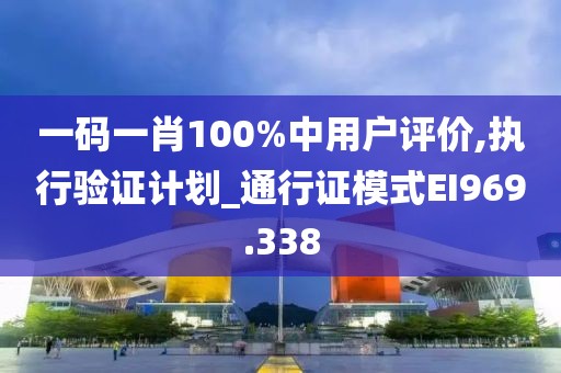一码一肖100%中用户评价,执行验证计划_通行证模式EI969.338