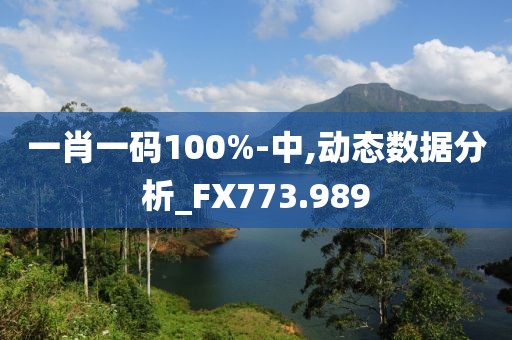 一肖一码100%-中,动态数据分析_FX773.989