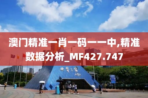 澳门精准一肖一码一一中,精准数据分析_MF427.747