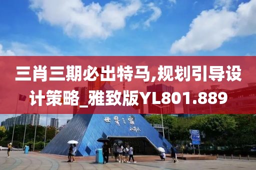 三肖三期必出特马,规划引导设计策略_雅致版YL801.889