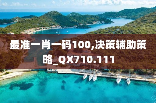 最准一肖一码100,决策辅助策略_QX710.111