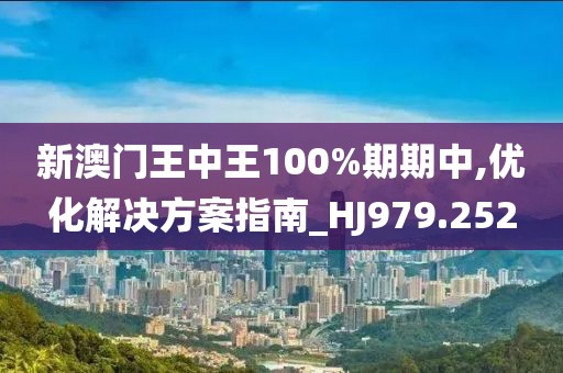 新澳门王中王100%期期中,优化解决方案指南_HJ979.252