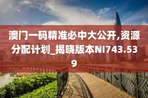 澳门一码精准必中大公开,资源分配计划_揭晓版本NI743.539