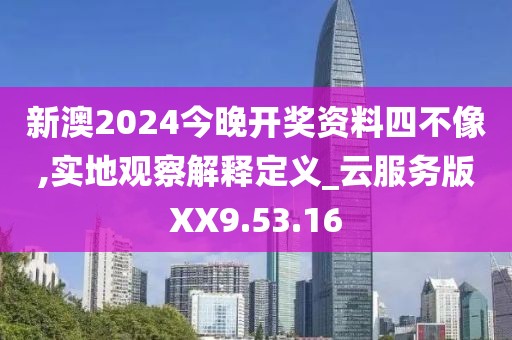 新澳2024今晚开奖资料四不像,实地观察解释定义_云服务版XX9.53.16