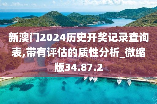 新澳门2024历史开奖记录查询表,带有评估的质性分析_微缩版34.87.2
