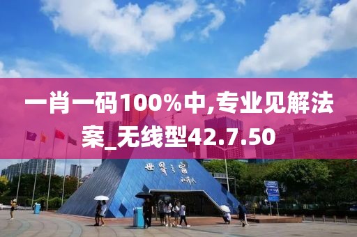 一肖一码100%中,专业见解法案_无线型42.7.50