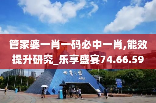 管家婆一肖一码必中一肖,能效提升研究_乐享盛宴74.66.59