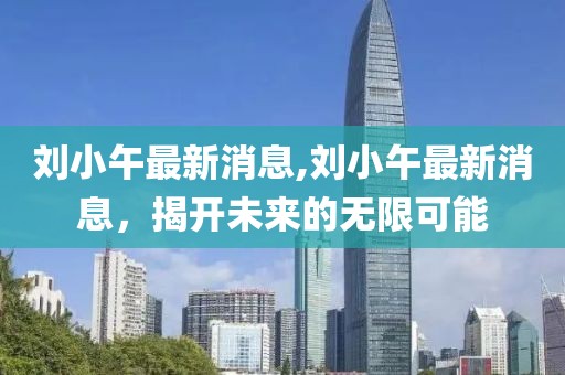 刘小午最新消息,刘小午最新消息，揭开未来的无限可能