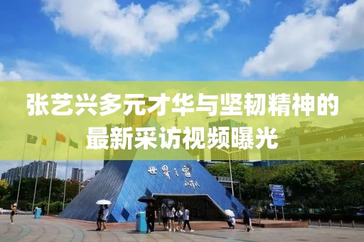 张艺兴多元才华与坚韧精神的最新采访视频曝光
