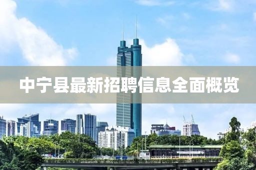 中宁县最新招聘信息全面概览