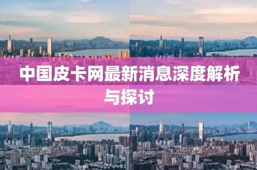 中国皮卡网最新消息深度解析与探讨