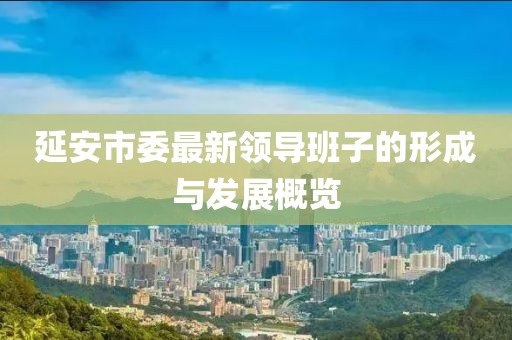 延安市委最新领导班子的形成与发展概览