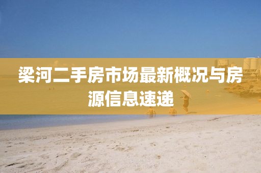 梁河二手房市场最新概况与房源信息速递