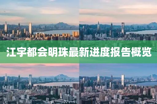 江宇都会明珠最新进度报告概览