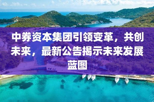 中券资本集团引领变革，共创未来，最新公告揭示未来发展蓝图