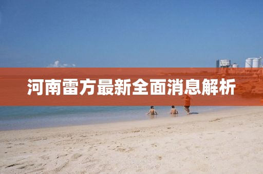 河南雷方最新全面消息解析