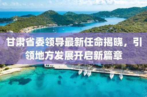 甘肃省委领导最新任命揭晓，引领地方发展开启新篇章
