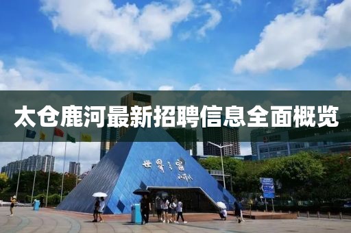 太仓鹿河最新招聘信息全面概览
