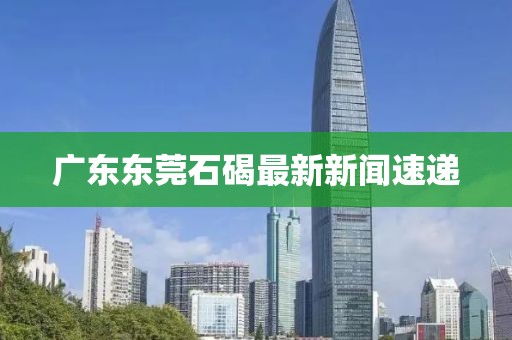 广东东莞石碣最新新闻速递