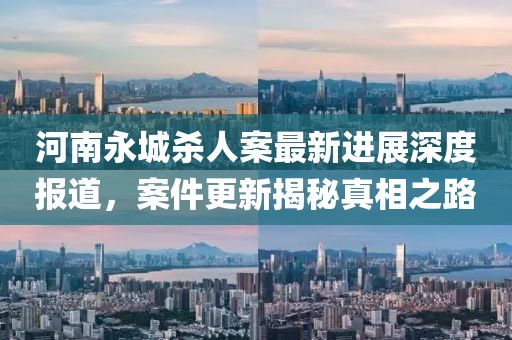 河南永城杀人案最新进展深度报道，案件更新揭秘真相之路