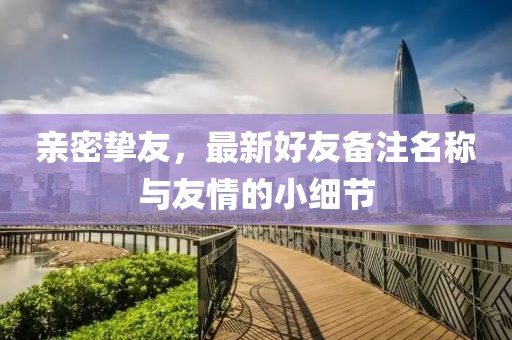 亲密挚友，最新好友备注名称与友情的小细节