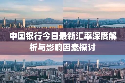 中国银行今日最新汇率深度解析与影响因素探讨