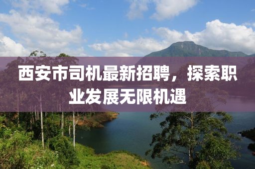 西安市司机最新招聘，探索职业发展无限机遇