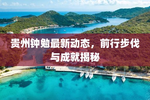 贵州钟勉最新动态，前行步伐与成就揭秘