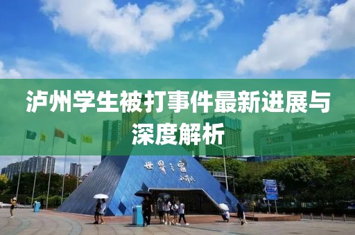 泸州学生被打事件最新进展与深度解析