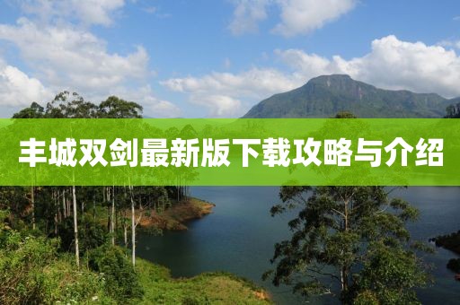 丰城双剑最新版下载攻略与介绍