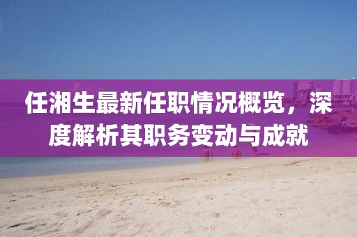 任湘生最新任职情况概览，深度解析其职务变动与成就