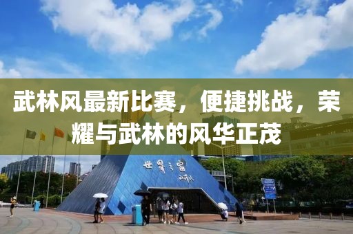 武林风最新比赛，便捷挑战，荣耀与武林的风华正茂