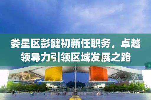 娄星区彭健初新任职务，卓越领导力引领区域发展之路
