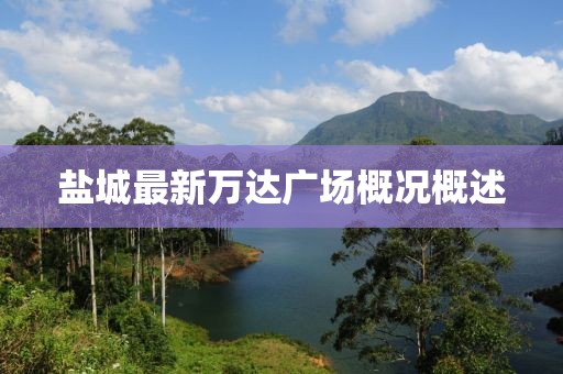盐城最新万达广场概况概述