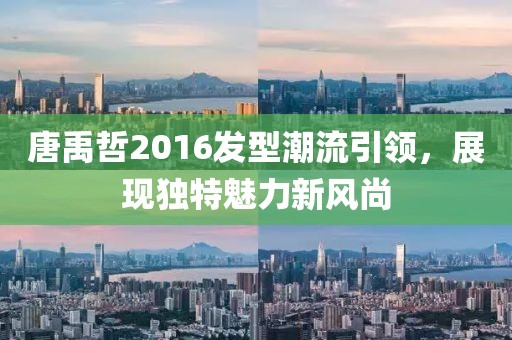 唐禹哲2016发型潮流引领，展现独特魅力新风尚