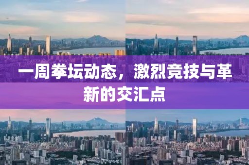 一周拳坛动态，激烈竞技与革新的交汇点