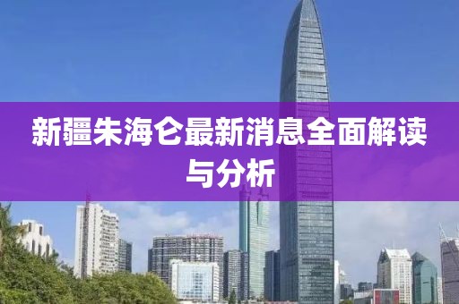 新疆朱海仑最新消息全面解读与分析