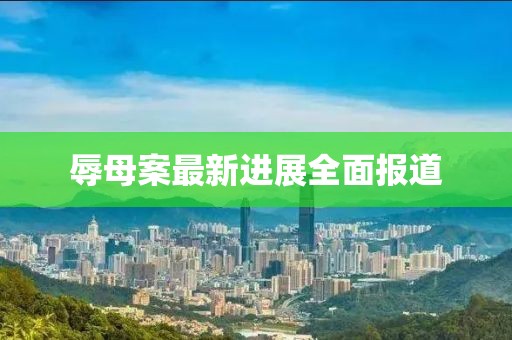 辱母案最新进展全面报道