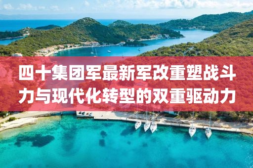 四十集团军最新军改重塑战斗力与现代化转型的双重驱动力
