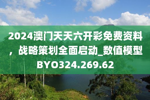 2024澳门天天六开彩免费资料，战略策划全面启动_数值模型BYO324.269.62