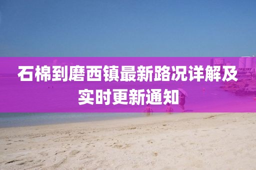 石棉到磨西镇最新路况详解及实时更新通知