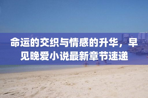 命运的交织与情感的升华，早见晚爱小说最新章节速递