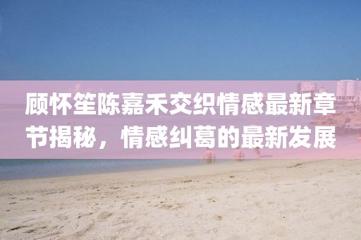 顾怀笙陈嘉禾交织情感最新章节揭秘，情感纠葛的最新发展