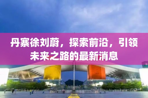 丹寨徐刘蔚，探索前沿，引领未来之路的最新消息