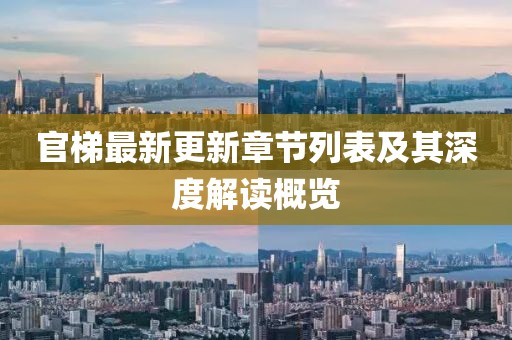 官梯最新更新章节列表及其深度解读概览